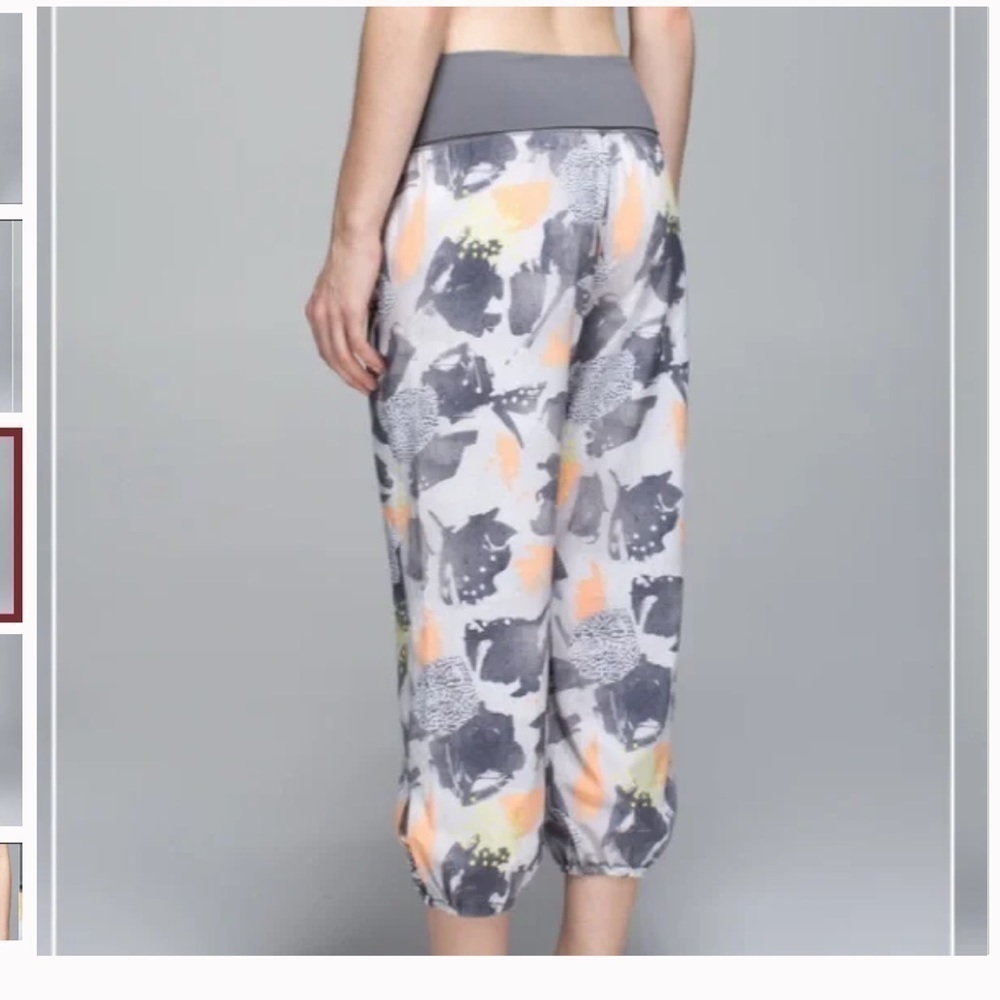 LULULEMON Om Pant Mini Art Pop White Multi / Slate 4 - Picture 4 of 7